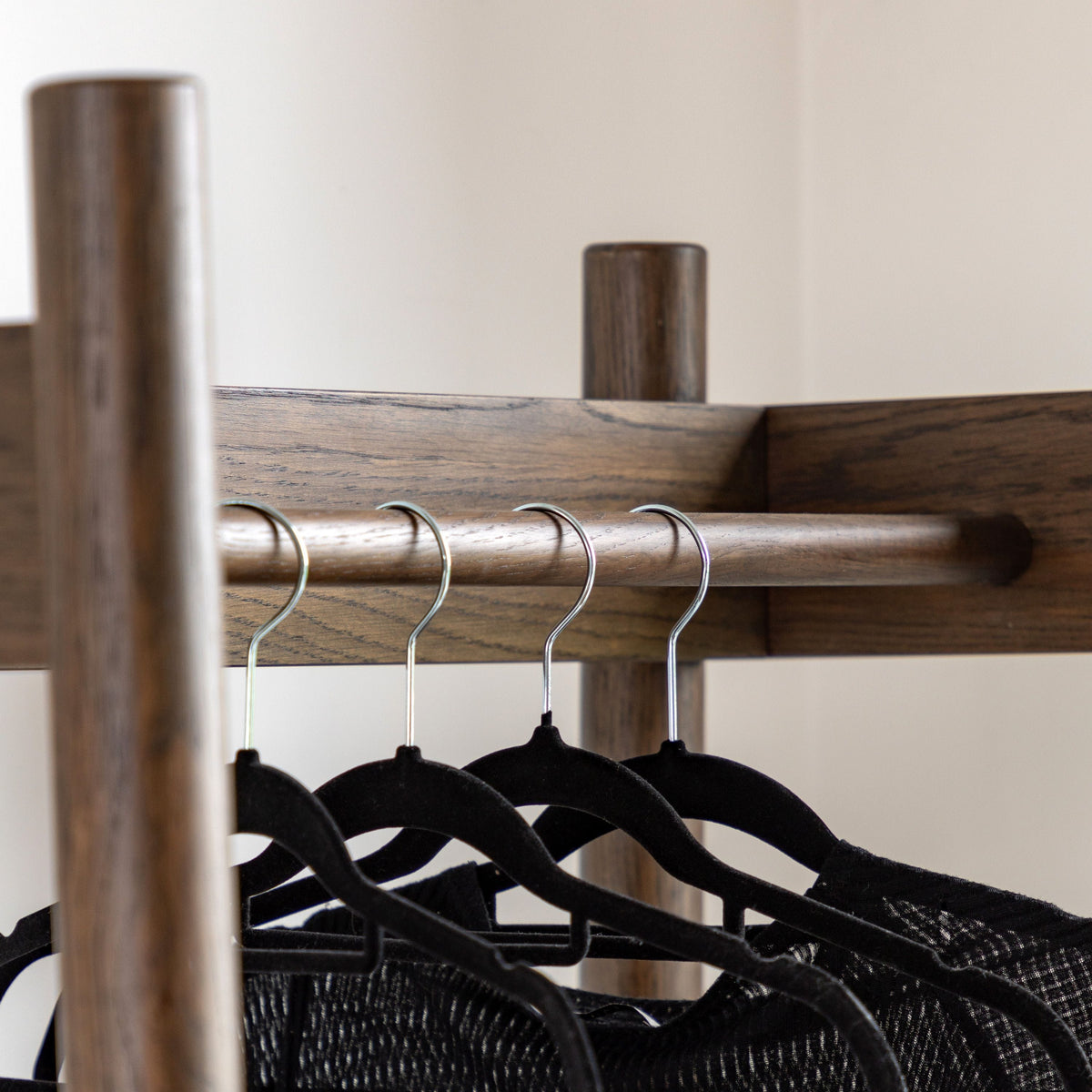 Bodhi Sleeping Hatter Open Wardrobe Smoked House of Isabella UK