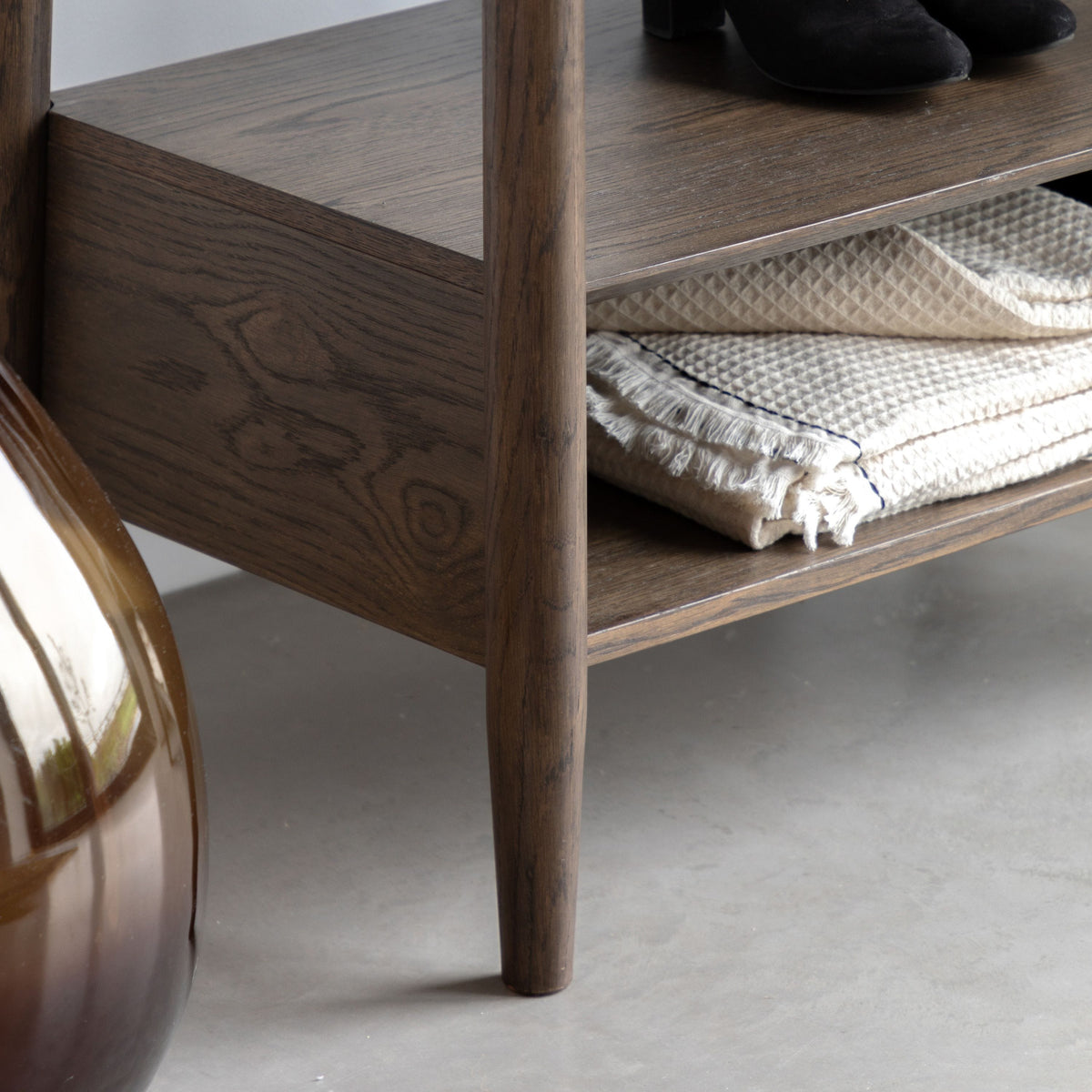 Bodhi Sleeping Hatter Open Wardrobe Smoked House of Isabella UK