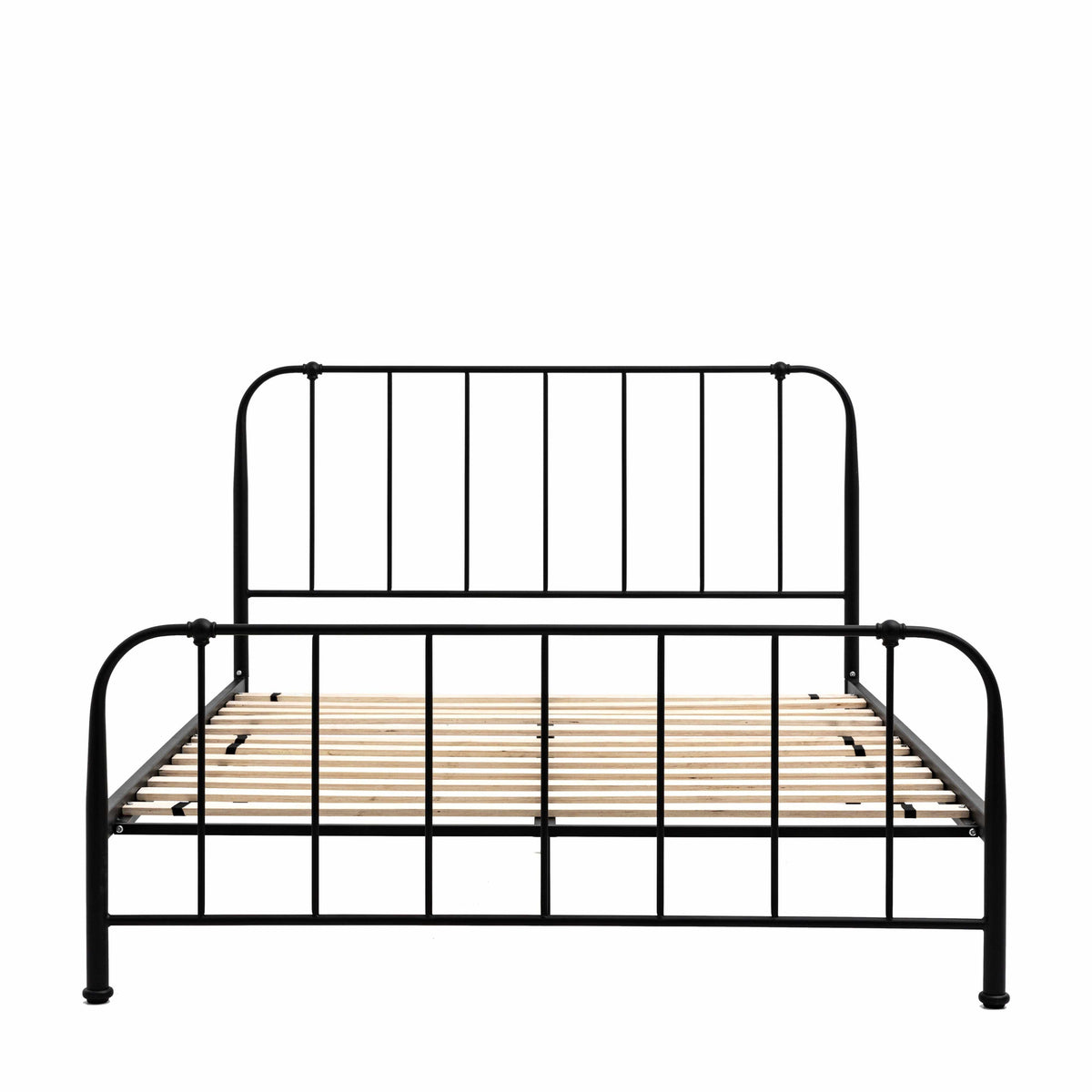 Loughton Double Bedstead Black.