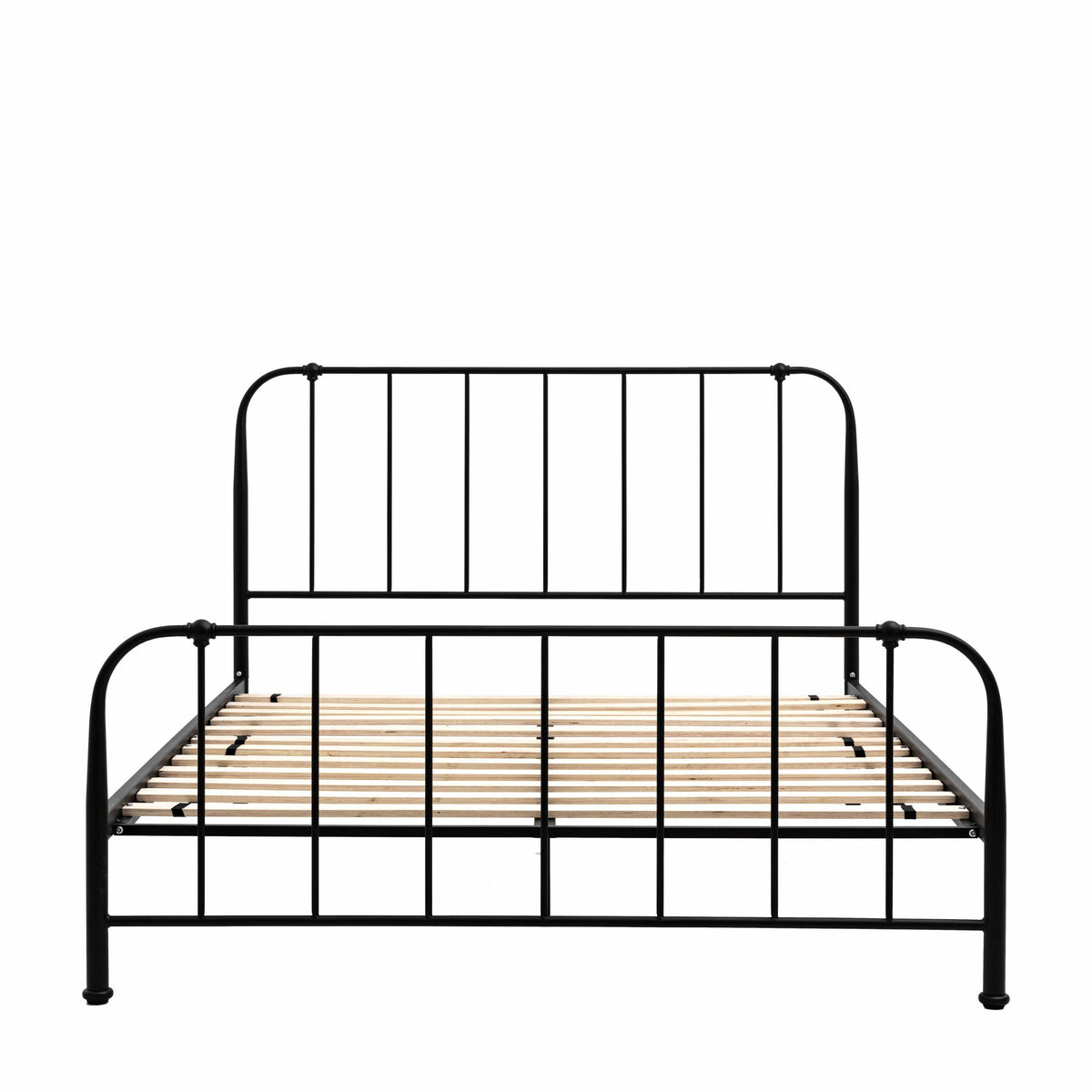 Loughton King Bedstead Black.