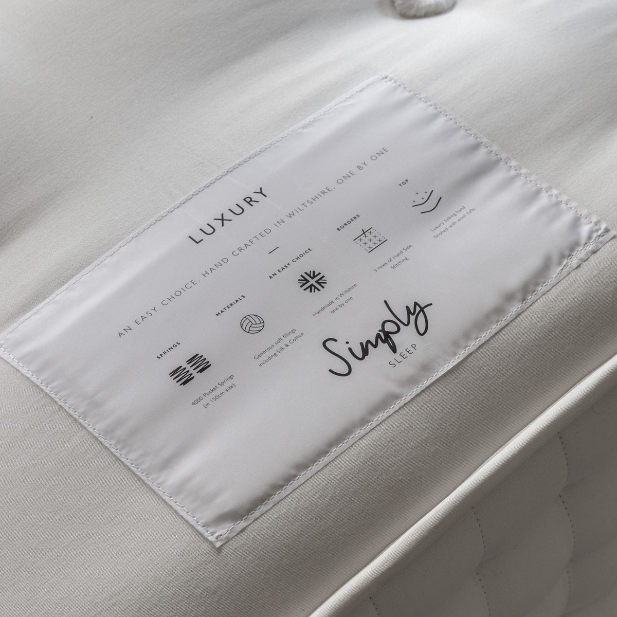 Bodhi Sleeping Luxury Mattress 4000 King House of Isabella UK