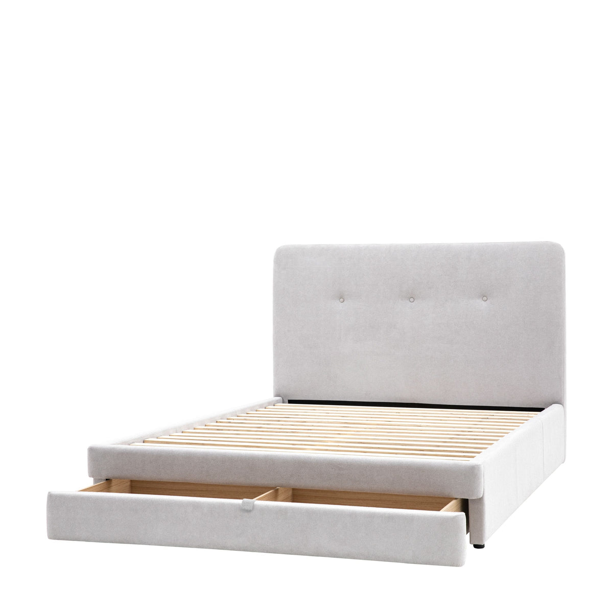 Marlowe 2 Drawer Bedstead Double Taupe.