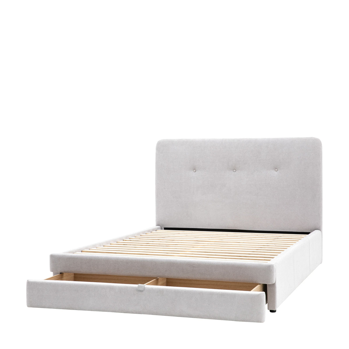 Marlowe 2 Drawer Bedstead King Taupe.