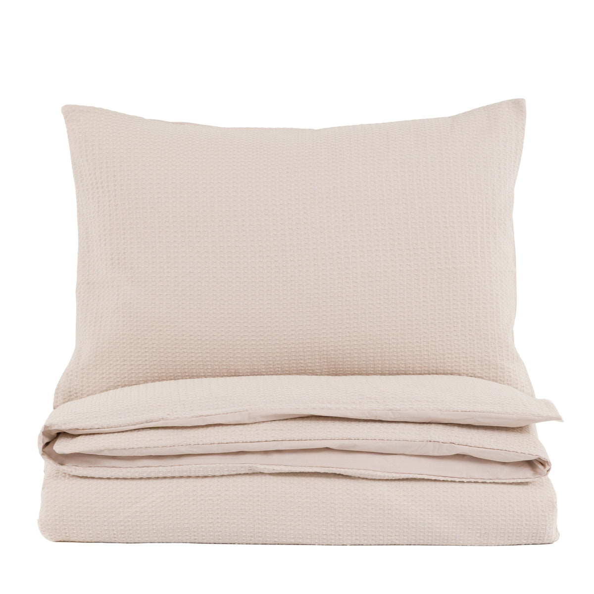 Bodhi Sleeping Mira Jacquard Quilt Cover Set Taupe Single House of Isabella UK