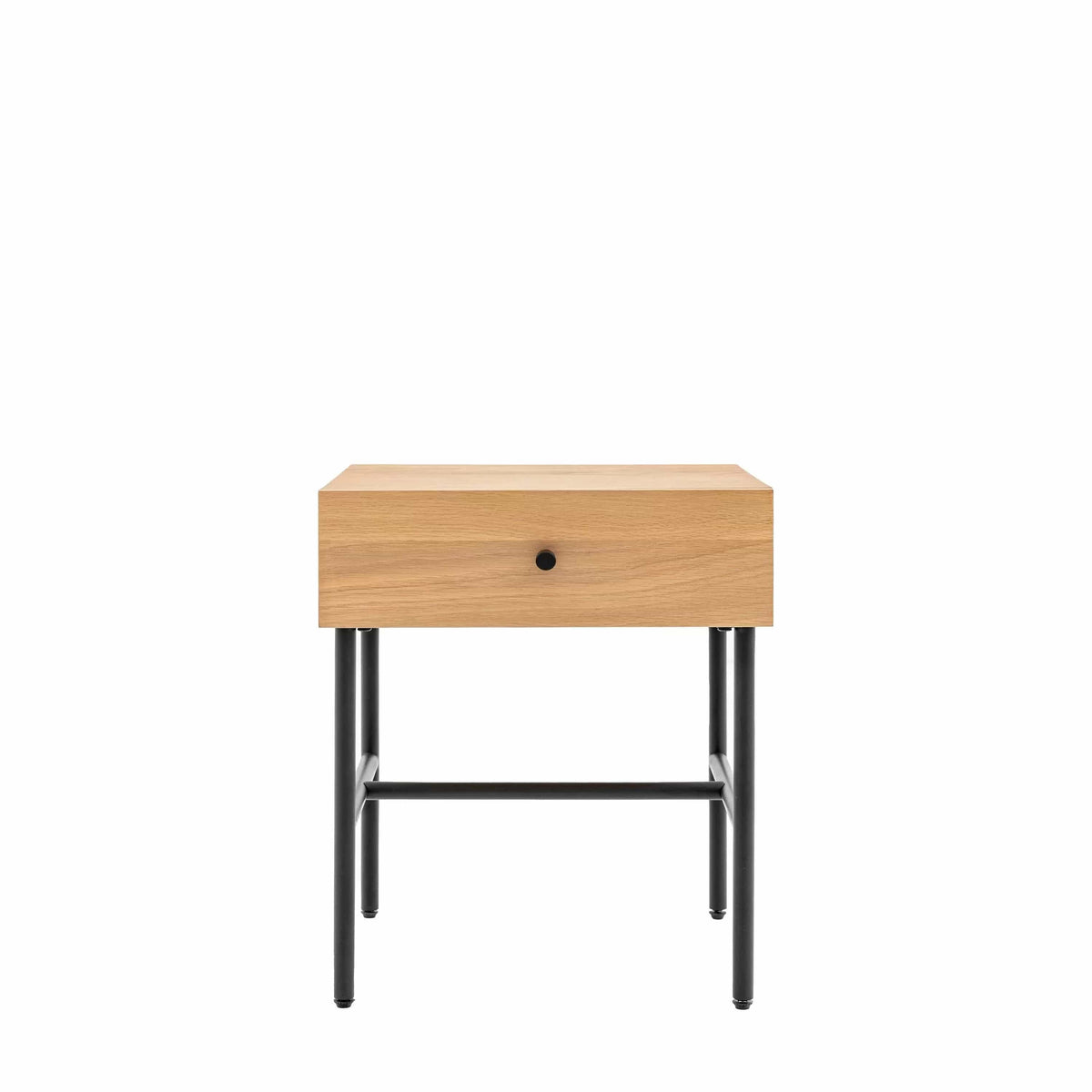 Netham 1 Drawer Bedside Natural 400x400x500mm.