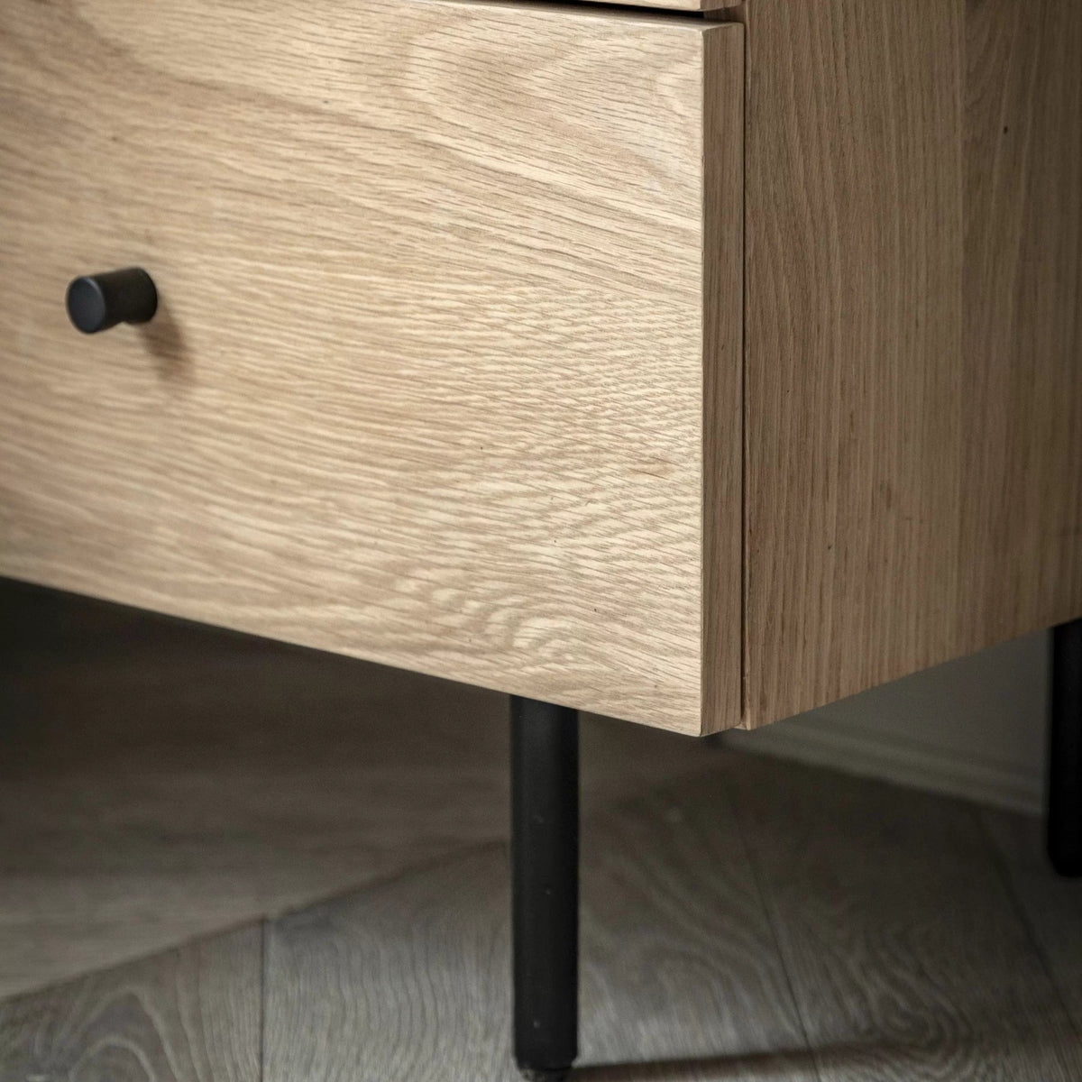 Netham 3 Drawer Chest Natural 400x900x750mm.