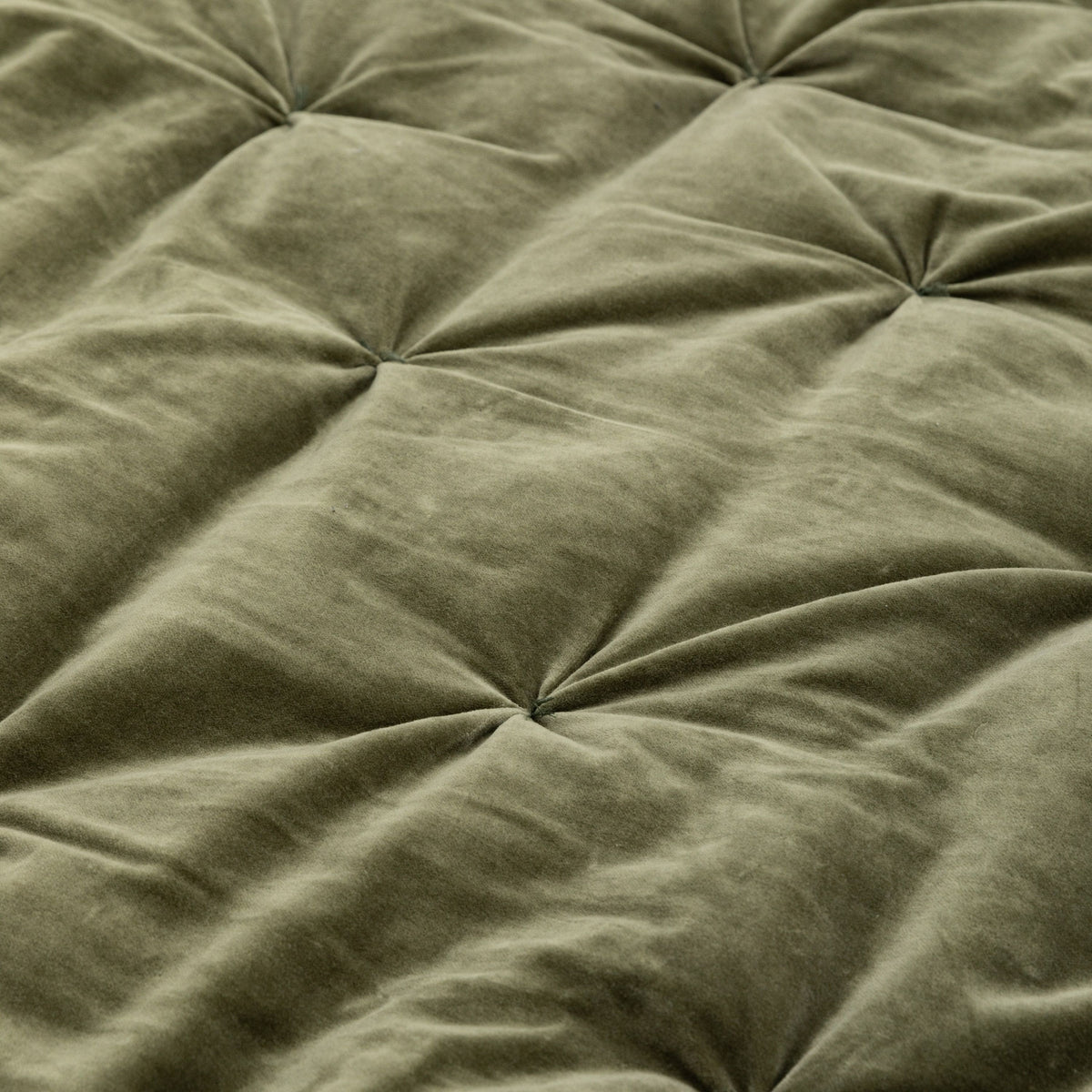 Bodhi Sleeping Opulent Velvet Bedspread Green House of Isabella UK