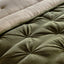 Bodhi Sleeping Opulent Velvet Bedspread Green House of Isabella UK