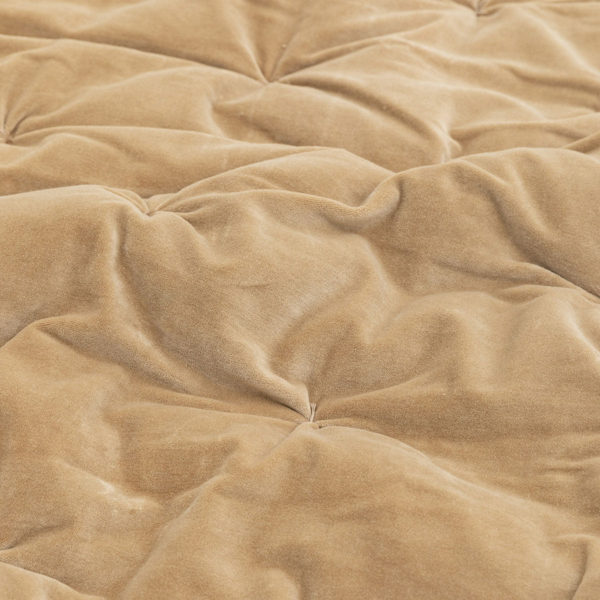 Bodhi Sleeping Opulent Velvet Bedspread Sand House of Isabella UK