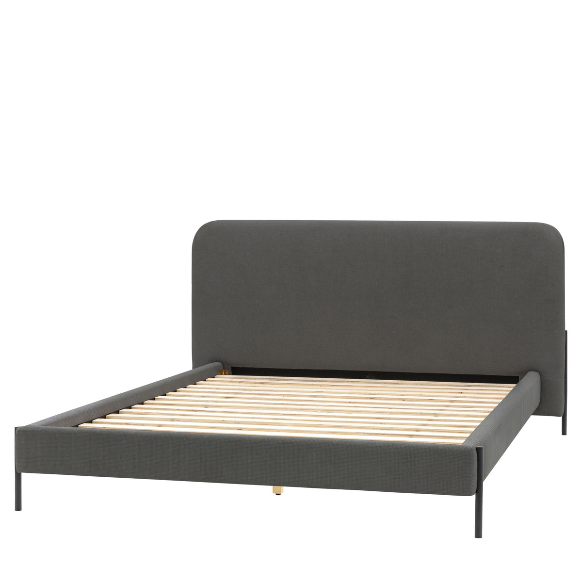 Oslo Double Bedstead Warm Grey.