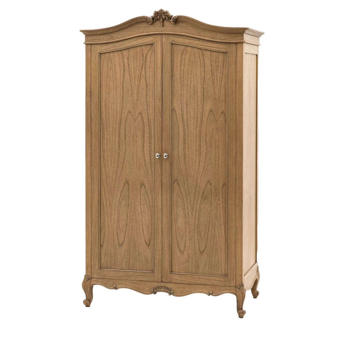 Pedwell 2 Door Wardrobe Weathered 2050x1190x650mm.