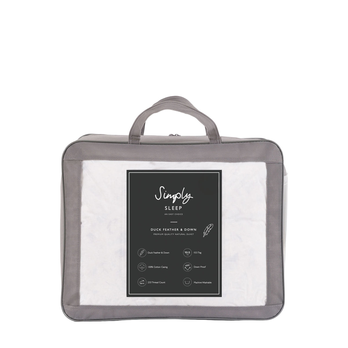 Bodhi Sleeping Simply Sleep Duck Feather and Down Duvet Superking House of Isabella UK
