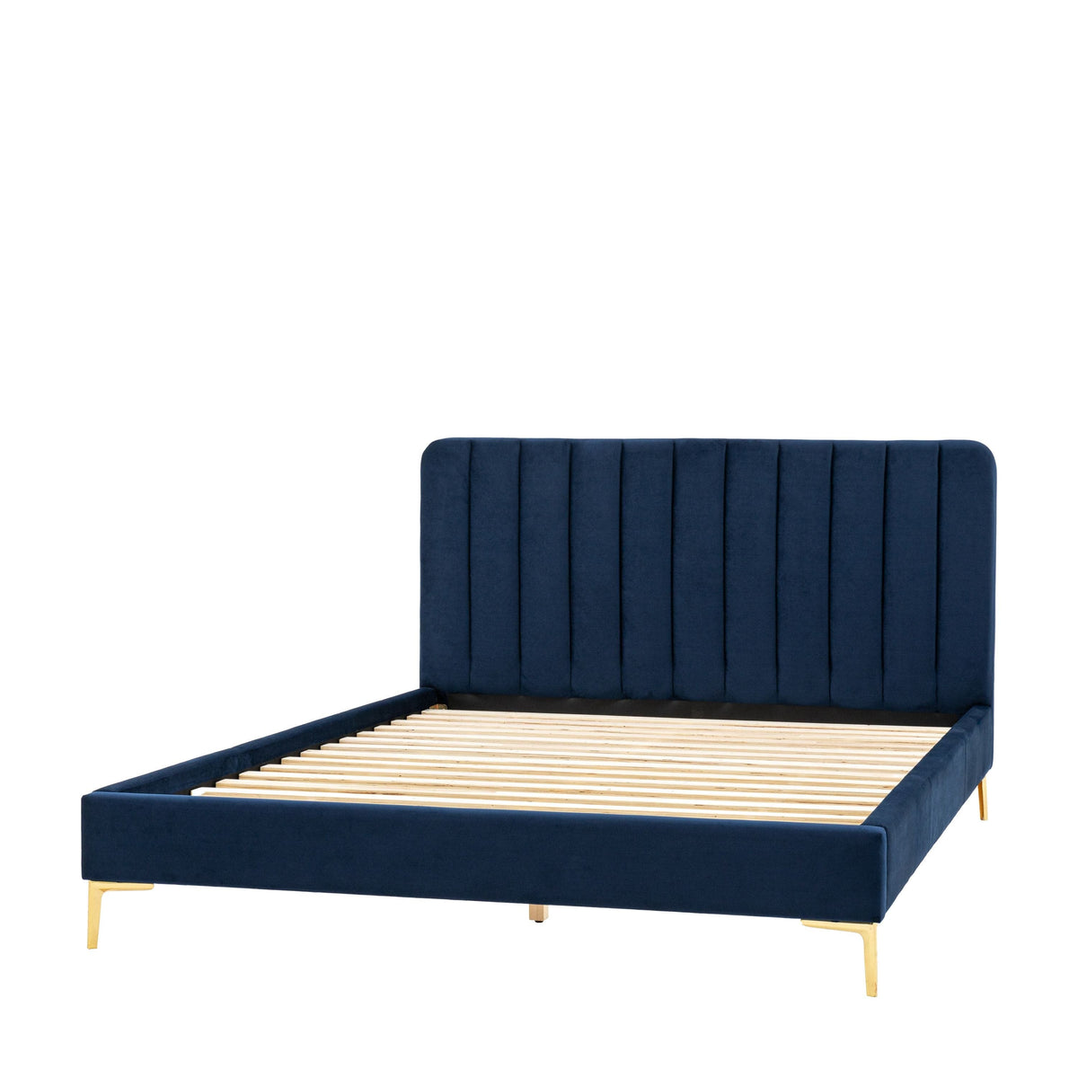 Wilton 4'6 Bedstead Indigo.