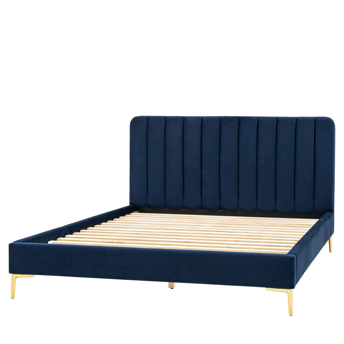 Wilton 4'6 Bedstead Indigo.