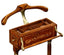 Valet Stand Victorian Mother of Pearl