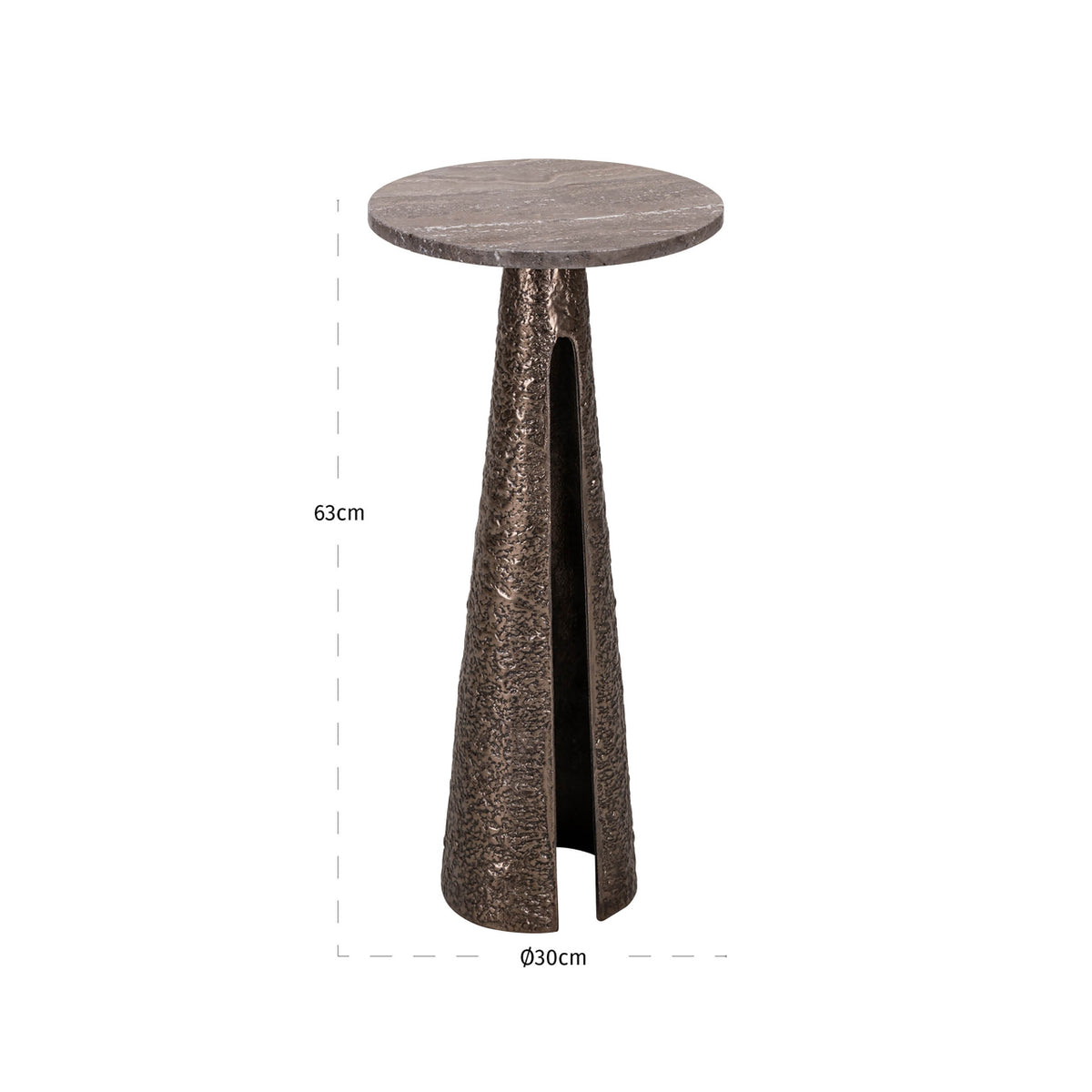 End table Eldora bronze 30