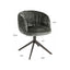 Dining chair Cassi sage chenille swivel