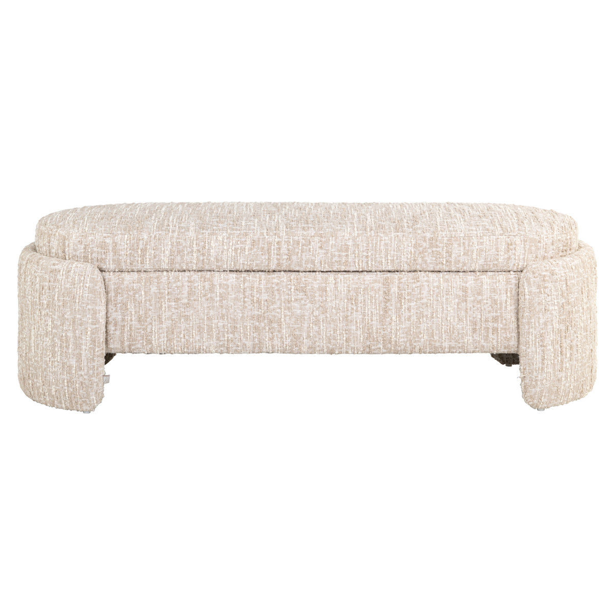 Bench Cupid beige angora with storage