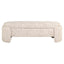 Bench Cupid beige angora with storage