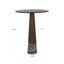 Bar table Harper Smoked charchoal 81Ø