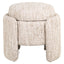 Pouffe & Footstool Cupid beige angora with storage