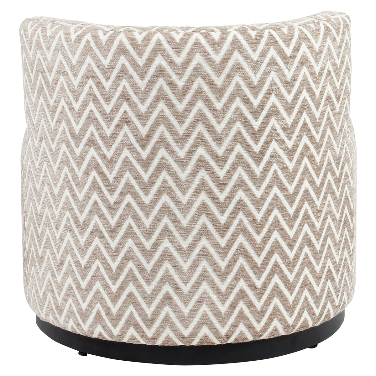 Lounge chair Franny sand chevron