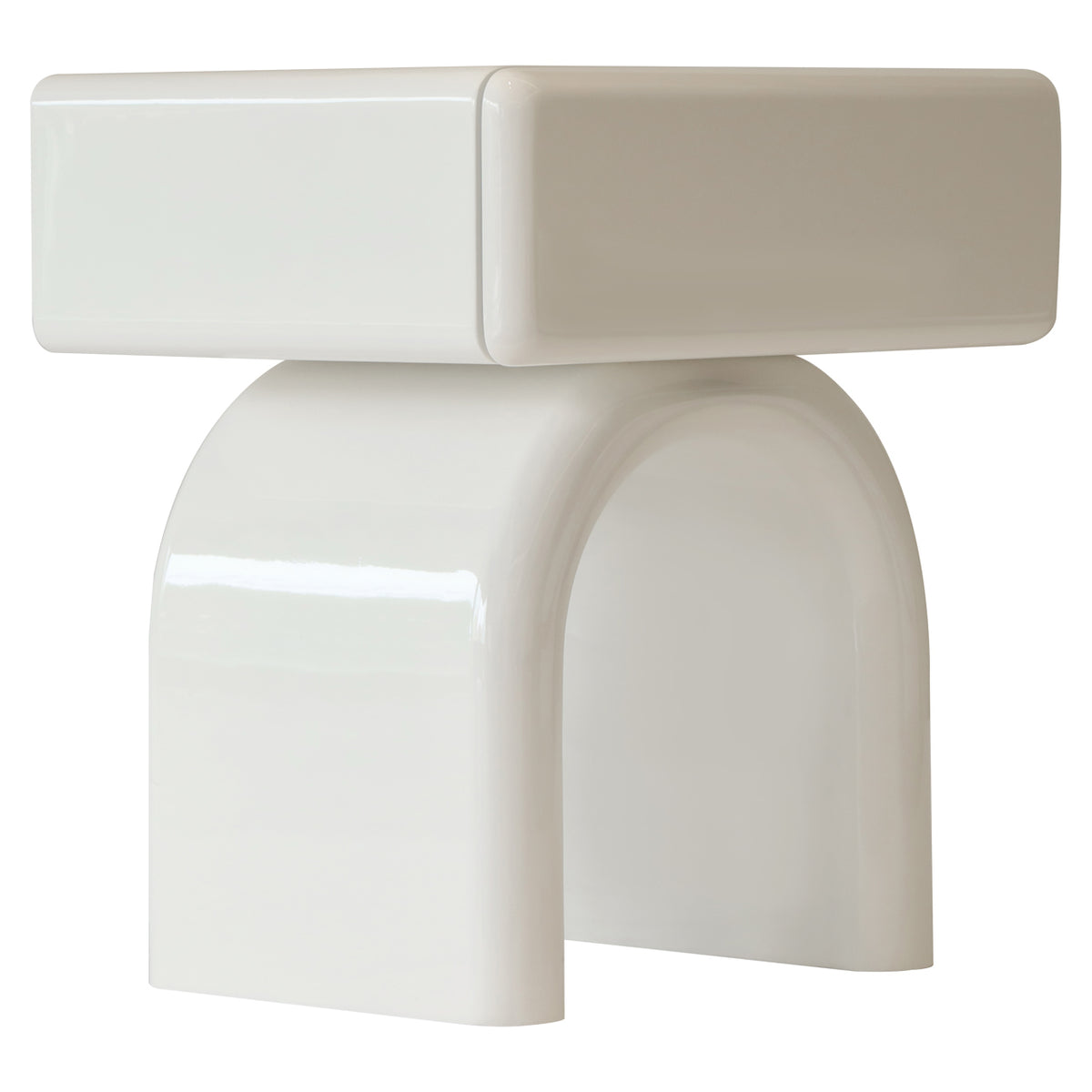 Nightstand Bennet coconut milk 1-drawer