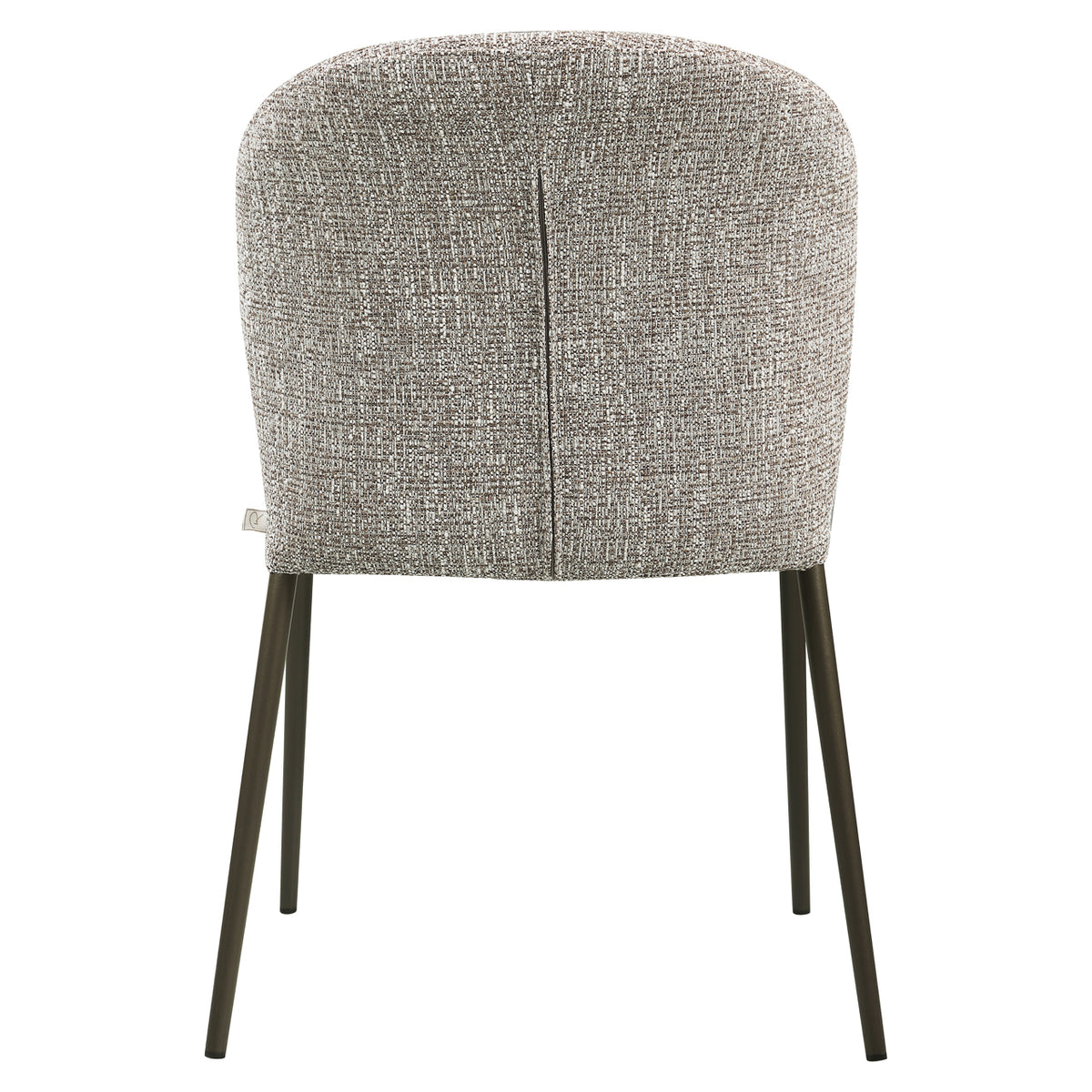 Dining chair Stacker  earth tweed fire retardant (Set of 2)