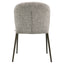 Dining chair Stacker  earth tweed fire retardant (Set of 2)