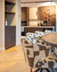 Dining chair Milly moss graffic swivel