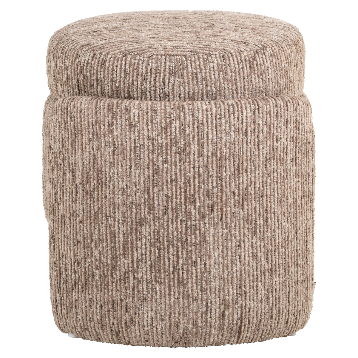 Pouffe & Footstool Cupid mocca linear with storage