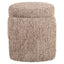 Pouffe & Footstool Cupid mocca linear with storage