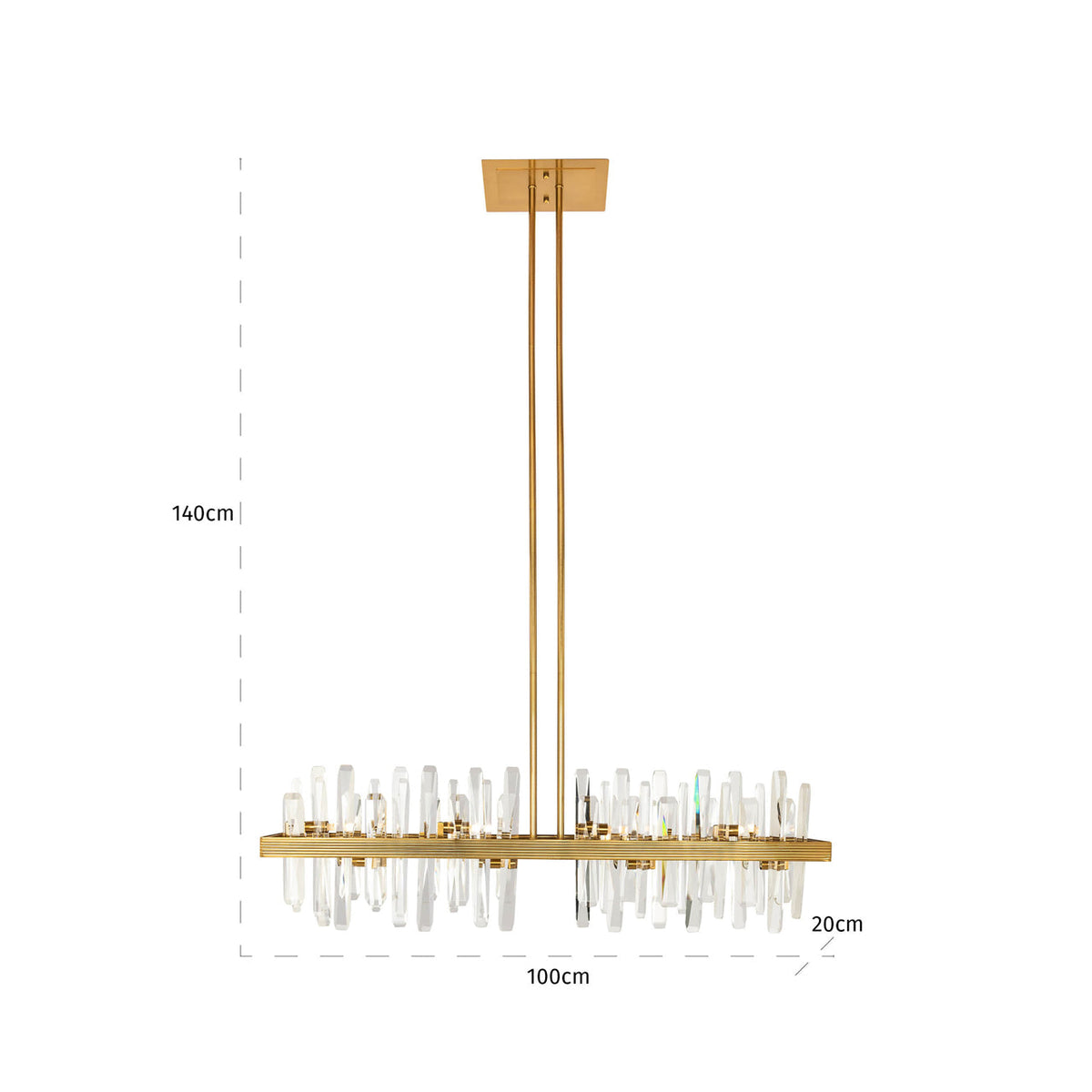 Chandelier Briget bronze