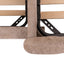 Bed Pixie clay chenille 120x200 with pull-out bed