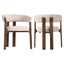 Dining chair Contigo natural geo