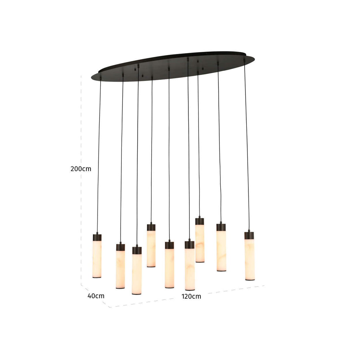 Chandelier Chavine bronze
