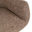 Dining chair Aldo brown tweed swivel