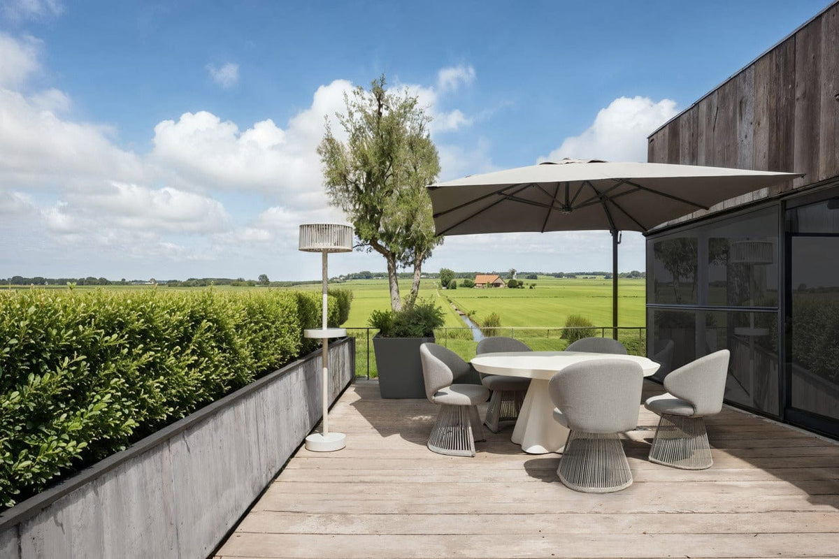 Outdoor dining chair Nuba greige alpine