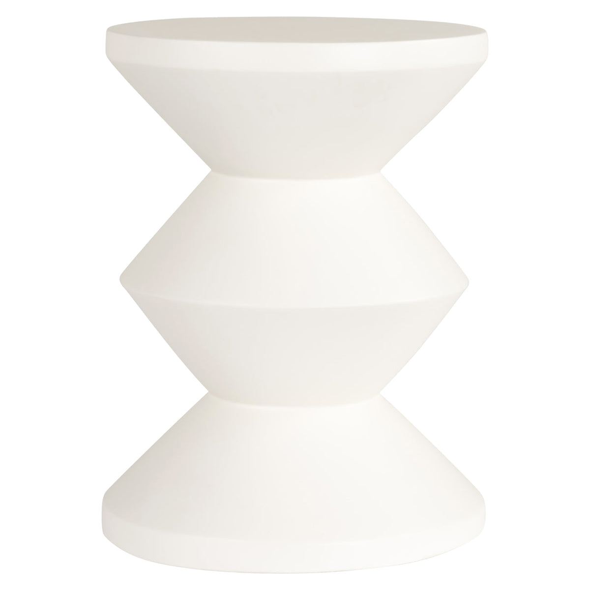 End table Bloomstone white 35Ø