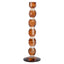 Candle holder Lowan brown large