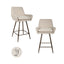Counter stool Linsey natural chunky swivel (Set of 2)