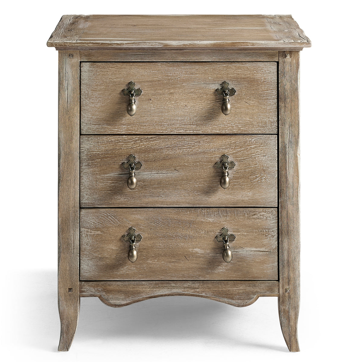 Caldera Three Drawer Bedside Table