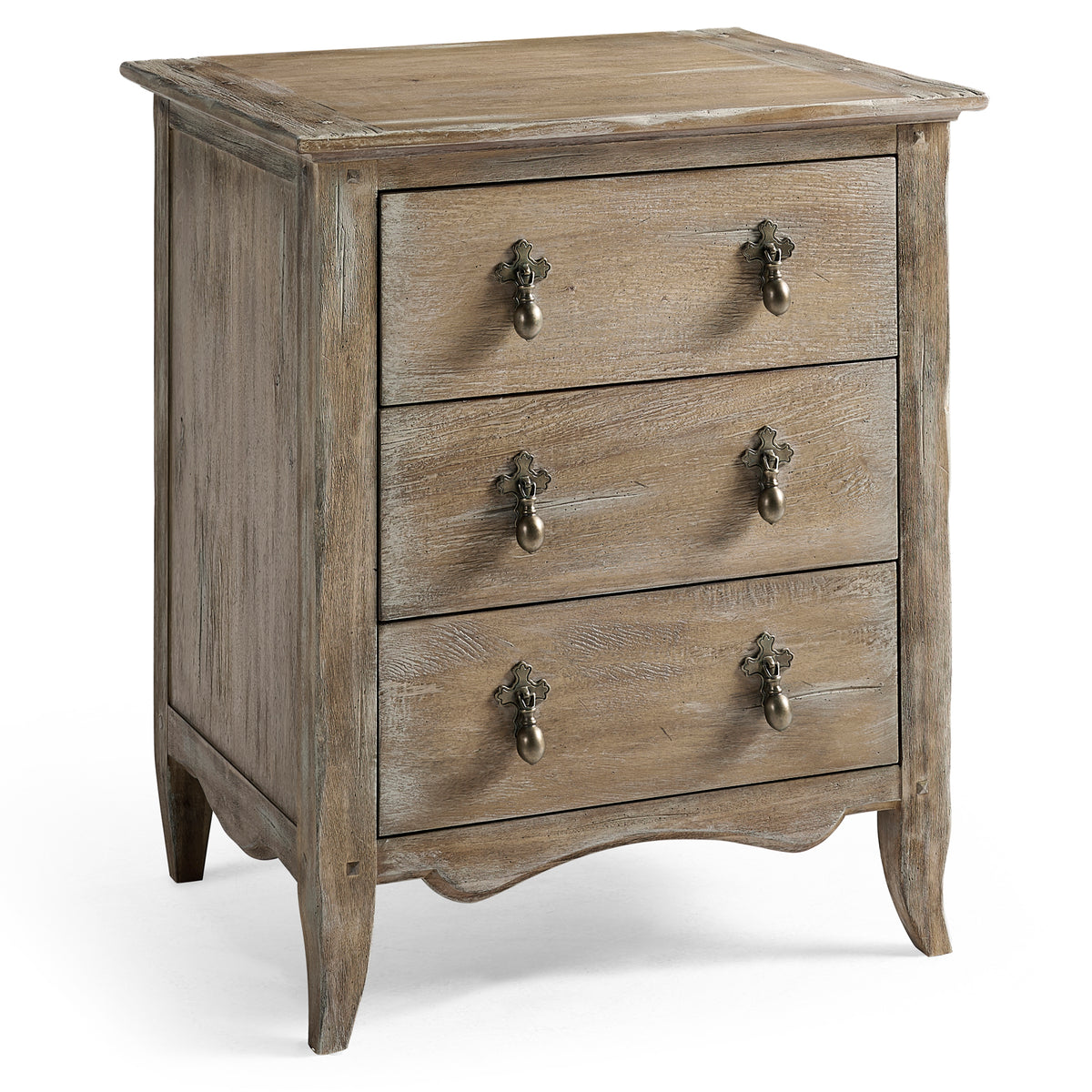 Caldera Three Drawer Bedside Table