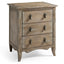 Caldera Three Drawer Bedside Table