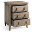 Caldera Three Drawer Bedside Table