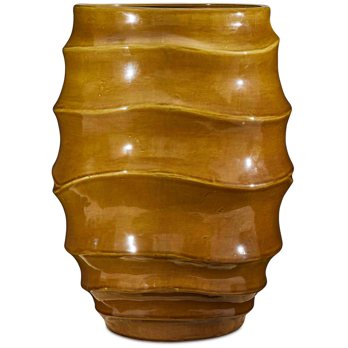 Canyon Wave Indoor-Outdoor Earthy Planter