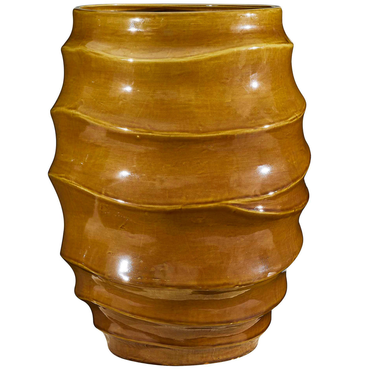 Canyon Wave Indoor-Outdoor Earthy Planter