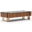 Altura Rectangular Coffee Table with Stone Top
