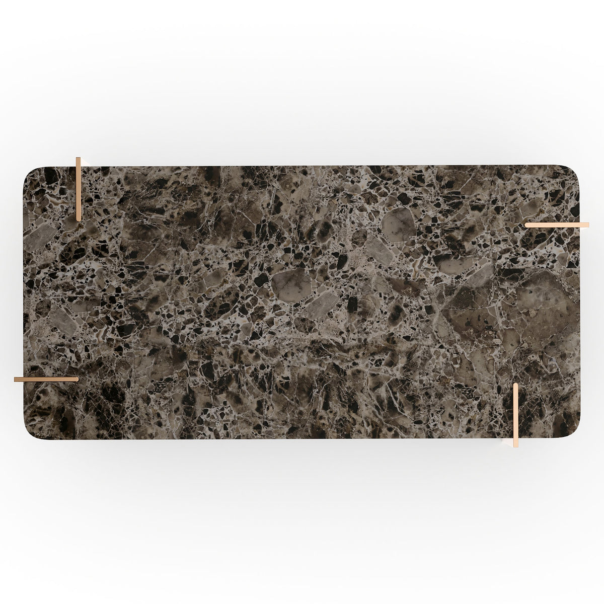Altura Rectangular Coffee Table with Stone Top
