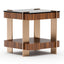 Altura Side Table with Glass Top